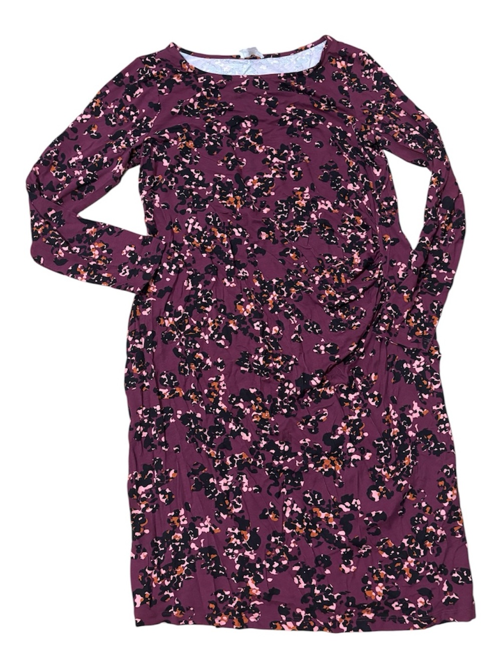 🌹🌹Seraphine Plum Floral Long Sleeve Midi Dress